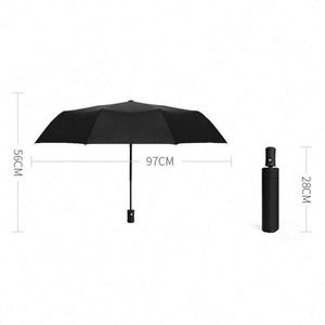 Parapluie Moderne Personnalisé Anti-UV Pliant en Trois Volets Entièrement Automatique Imperméable Coupe-Vent en Alliage d'Aluminium à 8 Baleines 210T – Grande Vente - Product Image 6