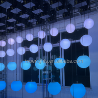 Sistema de iluminación dmx 512 para discotecas, cabrestante volador cinético, Bola de elevación led de cristal para coche, show, proyecto de hotel, oferta de fábrica