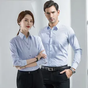 2021 in stock wholesale stylish slim fit dress shirts for men