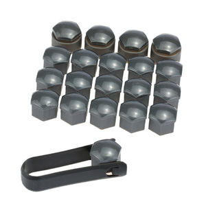 Ensemble de 16+4 pièces de capuchons de boulons de roue de voiture universels de 17 mm, capuchons de verrouillage - Product Image 4