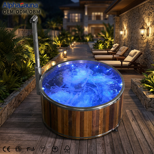 Jacuzzi Exterior de Acero Inoxidable con Calefacción a Leña para Hoteles, Resorts, Proyectos Comerciales y Personalización B2B - Product Image 4