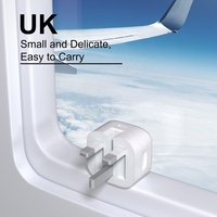 WAWEIS Chargeur PD 20W QC3.0 Adaptateur d'alimentation pliable Chargeur mural USB pour iPhone 12 13 14 15 16