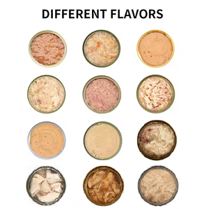 实力工厂宠物零食批发金枪鱼混合多种口味罐头宠物食品美味猫狗零食 - Product Image 2