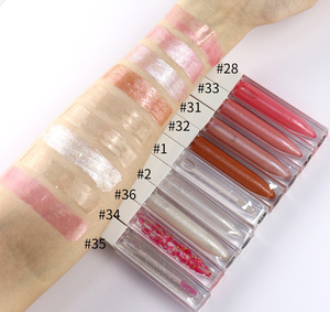 2025 Matte Pearl Wonka <span class=keywords><strong>Candy</strong></span> Lipstick Brillo de labios personalizado y tubo de lápiz labial Etiqueta privada Logotipo personalizado Lápiz labial líquido - Product Image 1