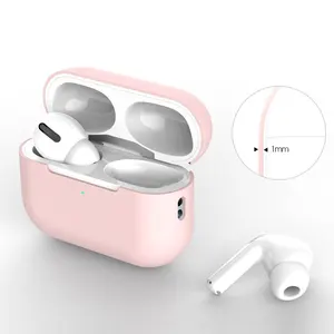 Özel tasarım yumuşak silikon kulaklık kutusu Apple Airpods için 3 2 Pro kablosuz kulaklık kutusu ultra-ince koruyucu kapak