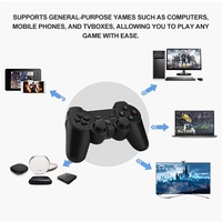 Kontroler Nirkabel 2.4G untuk Android TV & Komputer PC, Gamepad 360 dengan Dukungan STEAM