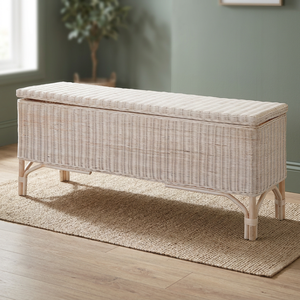 Indonesia Natural Home Living Furniture and Decoration Rattan Wicker Chest Rectangular Storage Box with Four Legs - Product Image 2