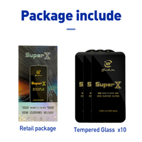 HEYBINGO Verre trempé antichoc avec protecteur d'écran de téléphone portable à grand bord pour iphone 11 12 13 14