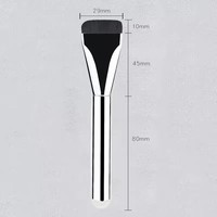 Pinceau correcteur Ulikeke ultra-fin pour une peau parfaite, pinceau masque à tête plate uniforme, pinceau fond de teint ultra-fin sans démarcation pour une application en une seule ligne