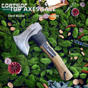 Di alta qualità classico sdoppiamento <span class=keywords><strong>assi</strong></span> in <span class=keywords><strong>legno</strong></span> di quercia carbonizzata Hatchets manici in acciaio di grado fatto da te offerto Spot Clearance prezzo - Product Image 5