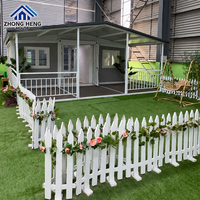 Rumah Kontainer Ekspansiabel Custom Double Wing 20ft 40ft 1 2 3 4 5 Kamar Tidur Villa Prefab Rangka Baja Rumah Lipat Mobile Kantor
