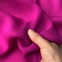 Teint disponible prêt marchandises confortable décontracté usine chinoise soie Double Georgette tissu pour femmes robe Blouse