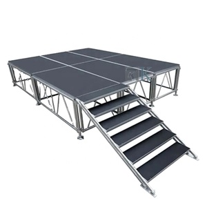 Plataforma de Escenario de Carga Pesada, Plataforma de Aluminio de Altura Ajustable - Product Image 1