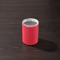 Offre Spéciale – Mini-gobelet Macaron Couleur Unie en Acier Inoxydable à Double Paroi Isotherme avec Couvercle