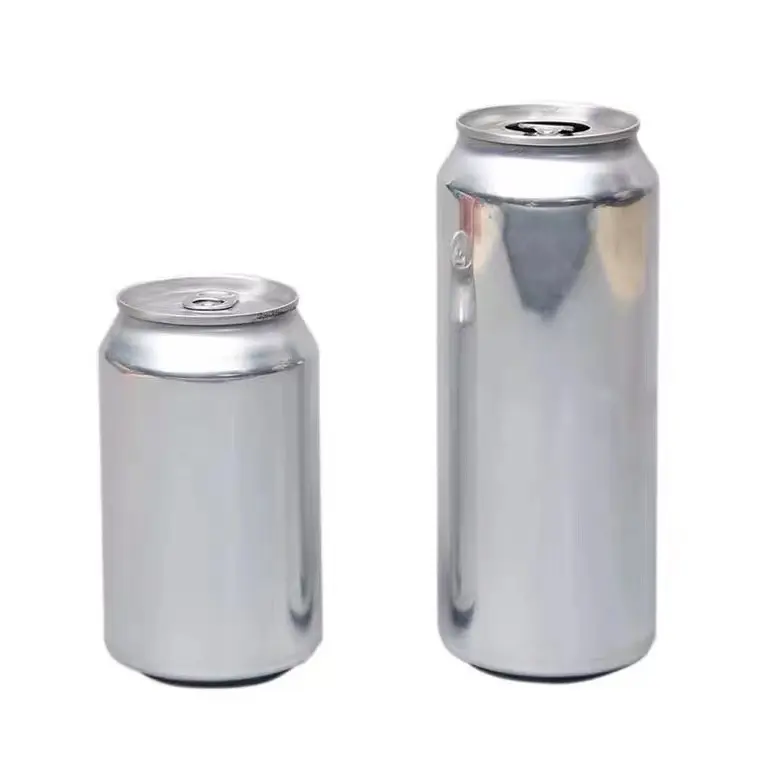 Factory Sale Beverage Tin Cans Empty Aluminum Bottles Label Printing Custom Brand Logo