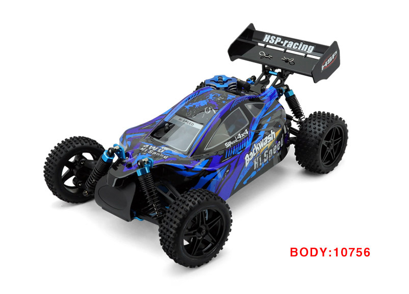 WOWOWO 1/10 Heckflügel Für HSP 94106/94107/94166 – RC Car Ersatzteil, Schwarz, Aus Kunststoff, Ca. 160 X 71 Mm
