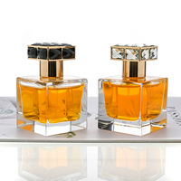 Flacon de parfum carré en verre de luxe, nouveau design, logo personnalisé, vide, 30 ml, 50 ml, 100 ml, pour personnalisation