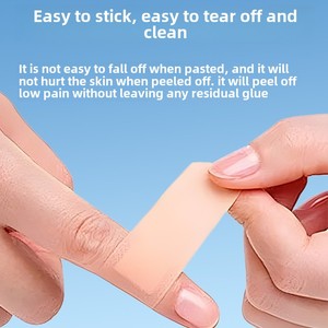 Pansements élastiques respirants en PVC/PE pour usage domestique quotidien, anti-frottement pour la plante des pieds, emballés individuellement, vente en gros (lot de 100) - Product Image 3