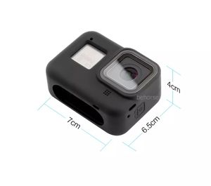Vente chaude Étui en silicone anti-chute Accessoires pour appareil photo avec sangle de lanière pour <span class=keywords><strong>Gopro</strong></span> <span class=keywords><strong>Hero8</strong></span> Étui en silicone - Product Image 5