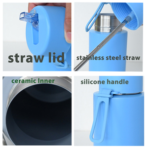 Custom Logo 34oz 1000ml Double Wall Insulated 304 18/8 Stainless Steel Vacuum Aqua <b>Flask</b> Travel Water Bottle Lid <b>Straw</b> 12-24 - Product Image 4