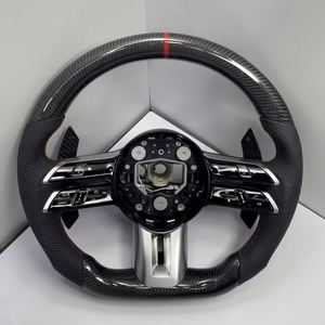Expédition rapide pour volant en fibre de carbone de haute qualité, sur mesure, fabriqué en usine, avec revêtement en cuir, pour <span class=keywords><strong>Mercedes</strong></span> <span class=keywords><strong>Benz</strong></span> (1 pièce) - Product Image 1