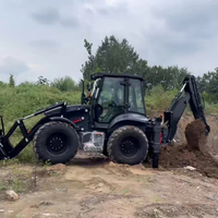 Chargeuse-pelleteuse à cabine fermée confortable avec système de puissance fiable pour les travaux de construction environnementale et les nouvelles énergies