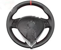 Cuir synthétique Nappa imperméable en similicuir microfibre anti-rayures pour volant de voiture sac de chaise gants de canapé-fini