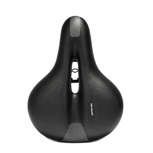 RTS Atacado Bicicleta Assento Espuma Macia Ampla PU Couro Confortável Ciclismo Sela - Product Image 1