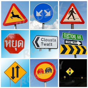 Panneaux de signalisation routière réfléchissants, panneaux de signalisation routière, panneaux de sécurité, panneaux d'avertissement personnalisés en aluminium - Product Image 4
