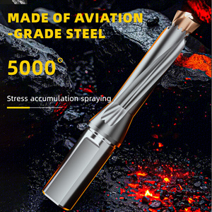 מקדח כתר SERTAN מסוג Saber Tooth לחורים עמוקים, מקדח U חזק עם מוט חיתוך מוארך, 3x קידוח מתכת - Product Image 3