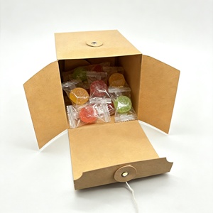 Elegante Scatola <span class=keywords><strong>Regalo</strong></span> in Carta con Chiusura a Bottone <span class=keywords><strong>e</strong></span> Cordoncino |   Confezioni Personalizzabili per Dolci, <span class=keywords><strong>Tisane</strong></span> <span class=keywords><strong>e</strong></span> Bustine <span class=keywords><strong>di</strong></span> Aromaterapia - Product Image 2