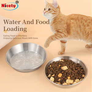 Mangkuk Makanan dan Air Hewan Peliharaan Portabel 15cm dari Baja Anti Karat 304 Food Grade, Ramah Lingkungan, Tahan Lama, Murah, Mudah Dibersihkan, Anti Selip, untuk Luar Ruangan - Product Image 3