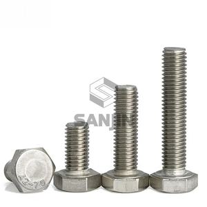 Оптовые титановые винты с шестигранной головкой M6/8/10/12/<span class=keywords><strong>14</strong></span>/16 из титана TA2 GR2, устойчивые к кислотной коррозии, на заказ - Product Image 1