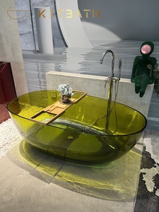 Baignoire acrylique transparente de luxe moderne <span class=keywords><strong>Spa</strong></span> autoportant design pour hôtel/salle de bains - Product Image 4