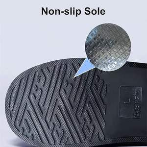 Couvre-chaussures pour bottes <span class=keywords><strong>de</strong></span> <span class=keywords><strong>pluie</strong></span> réutilisables et pliables pour hommes et femmes avec fermeture éclair Couvre-chaussures imperméables antidérapants - Product Image 4