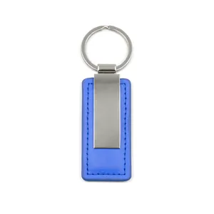 Wholesale Personalized Design Gift Engrave Name Business Blank Keyring Key Chain Car Brand Logo Metal Pu Custom Leather Keychain