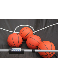 Machine d'alimentation de basket-ball de cerceau de jeu de basket-ball pliable de haute qualité