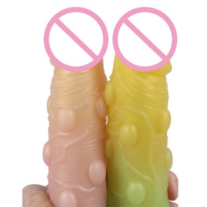 Online Shopping LUUK Liquid Silicone Artificial Penis Double Headed Silicone <b>Dildo</b> for Female Lovers - Product Image 3