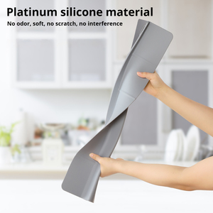Deflettore d'acqua in silicone per lavello da cucina, antischizzo, con ventosa grande antiscivolo, modello in silicone - Product Image 5