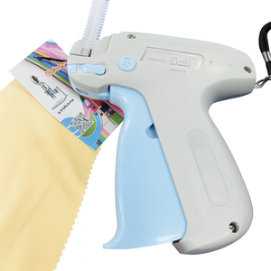 Pistolet à étiquettes standard Banok 503S en plastique ABS blanc, écologique, avec des épingles standard pour les jeans, les vêtements, les chaussures et les sacs - Product Image 5