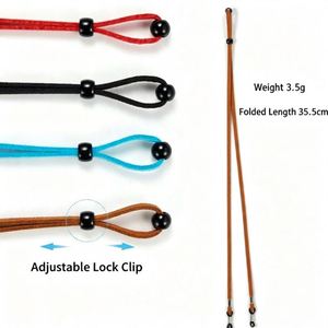 Cordon antidérapant, cordon anti-craquelures pour le cuir et le velours, cordon de suspension pour lunettes, chaîne réglable pour lunettes de sport, multicolore, vente en gros - Product Image 3