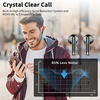 HE050A 360 Effet Sonore Surround TWS ANC Écouteurs Annulation du Bruit TWS Casque Affichage LED HiFi Stéréo Écouteur
