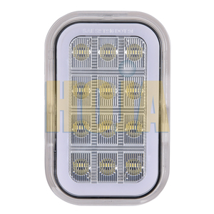 5.3 X3.4 Inch Rectangular LED Tail Light With Neon Glow, STOP/TAIL/TURN 12V/24V LED <strong>Rear</strong> <strong>Lamp</strong> For Truck Trailer SAE/DOT/FMVSS108