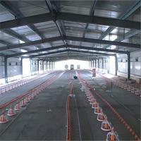 Conception de bâtiments d'élevage avicole en structure acier économique, nouvelle construction de poulaillers en acier