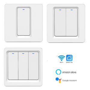 Pulsador de luz inteligente con Control de voz para el hogar, pulsador con WiFi, 2,4 Ghz, para <span class=keywords><strong>Alexa</strong></span> y <span class=keywords><strong>Echo</strong></span> <span class=keywords><strong>dot</strong></span>, Google Home, EU - Product Image 2