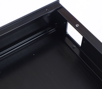 BRZHIFI 19 pouces 1U Châssis Standard Châssis en alliage d'aluminium 1U monté en rack Châssis de contrôle industriel personnalisé OEM