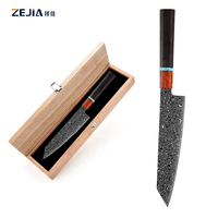 Couteau de cuisine à manche personnalisé 67 couches d'acier damas 10cr15comov Vg10 couteau Kiritsuke manche en bois couteau de chef 8 pouces