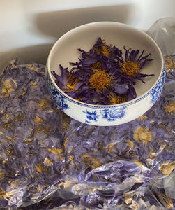 Lan lian hua tisana naturale egiziana rilassante tè ai fiori di loto blu essiccato - Product Image 3