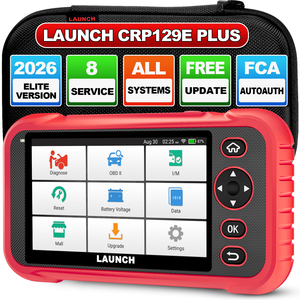 Escáner OBD2 LAUNCH CRP129E <span class=keywords><strong>PLUS</strong></span>, Herramienta de Diagnóstico Completo del Sistema, Lector de Códigos de Motor Automotriz de 12V con 8 Funciones Especiales - Product Image 1