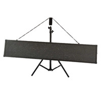 Letrero Publicitario LED Programable, Pantalla LED Interior con Mensajes Desplazables, Letrero Publicitario de Texto Blanco Montable en Pared